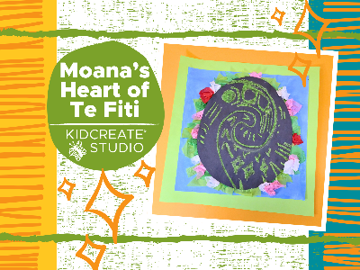 Kidcreate Studio - Woodbury. Moana’s Heart of Te Fiti Workshop (4-9 Years)